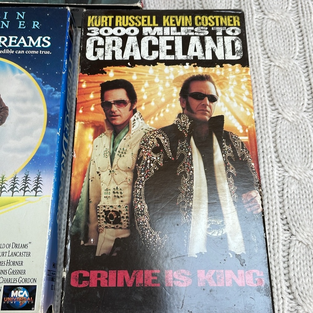 VTG VHS Lot of 5 movies. Kevin Costner/Paul Newman classics Baseball western 90s - Picture 4 of 7